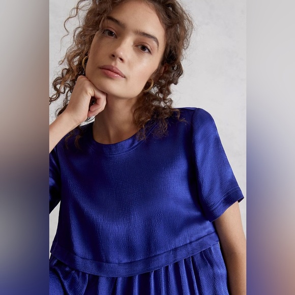 Maeve 𝓫𝔂 Anthropologie Jimena Midi Dress Size S w‎ Pockets - Picture 3 of 13